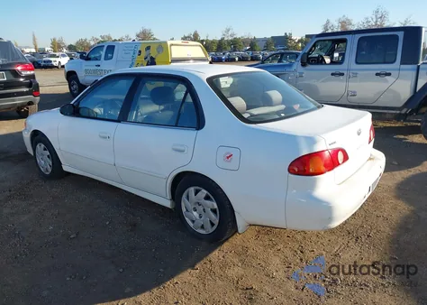 2001 Toyota Corolla S из США, поврежденный, VIN 1NXBR12E41Z473371